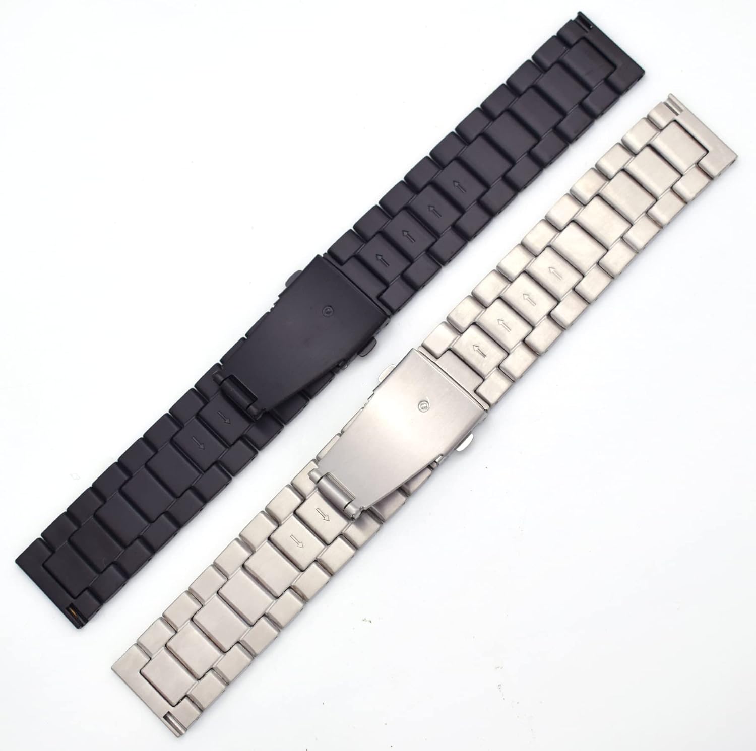 THEAGE Titanium Solid Watch Band for Mens Women, Pure Titanium Watch Straps 18mm 20mm 22mm 24mm