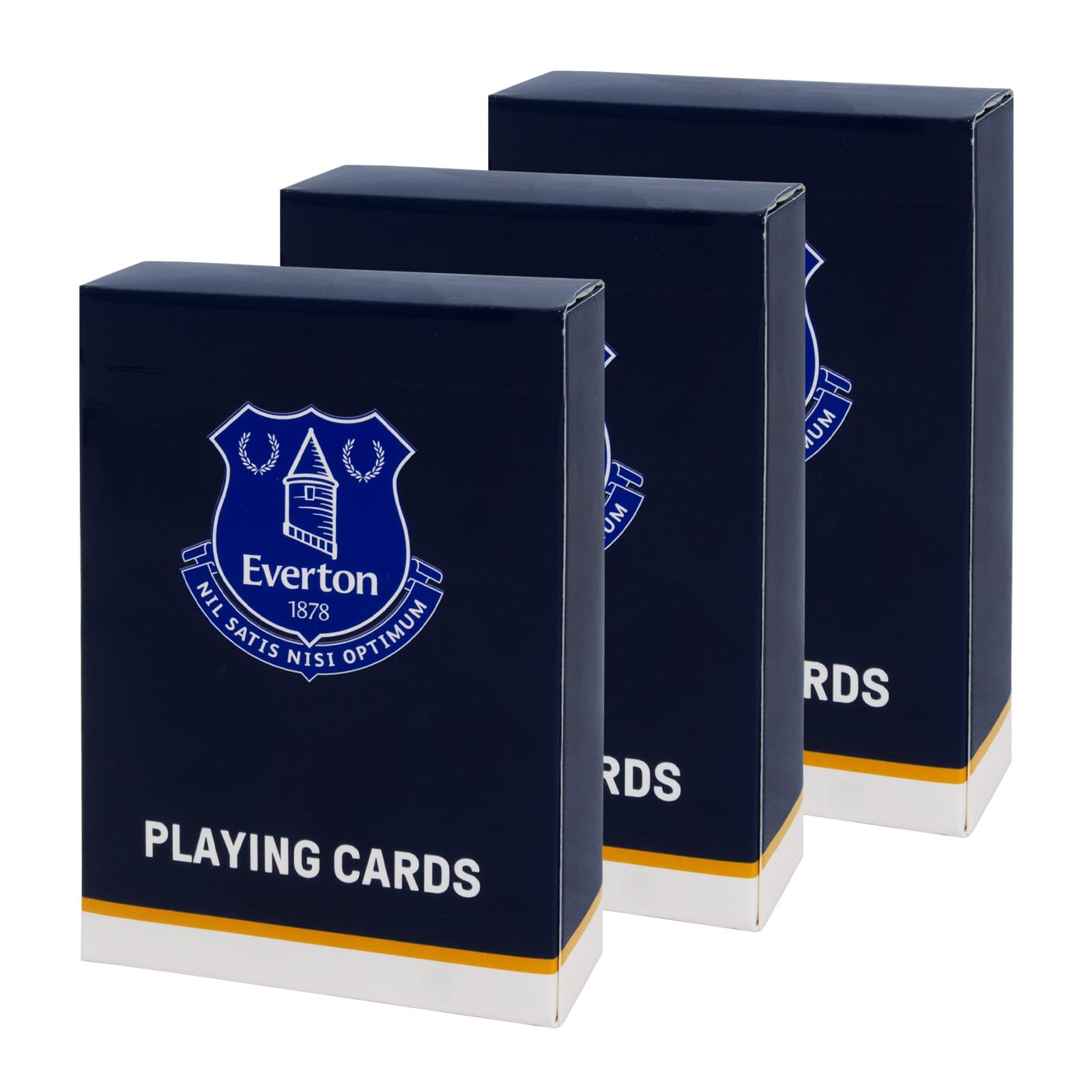 Everton F.C. Playing Cards - Official Football Gift 52-Card Deck, 3 Pack