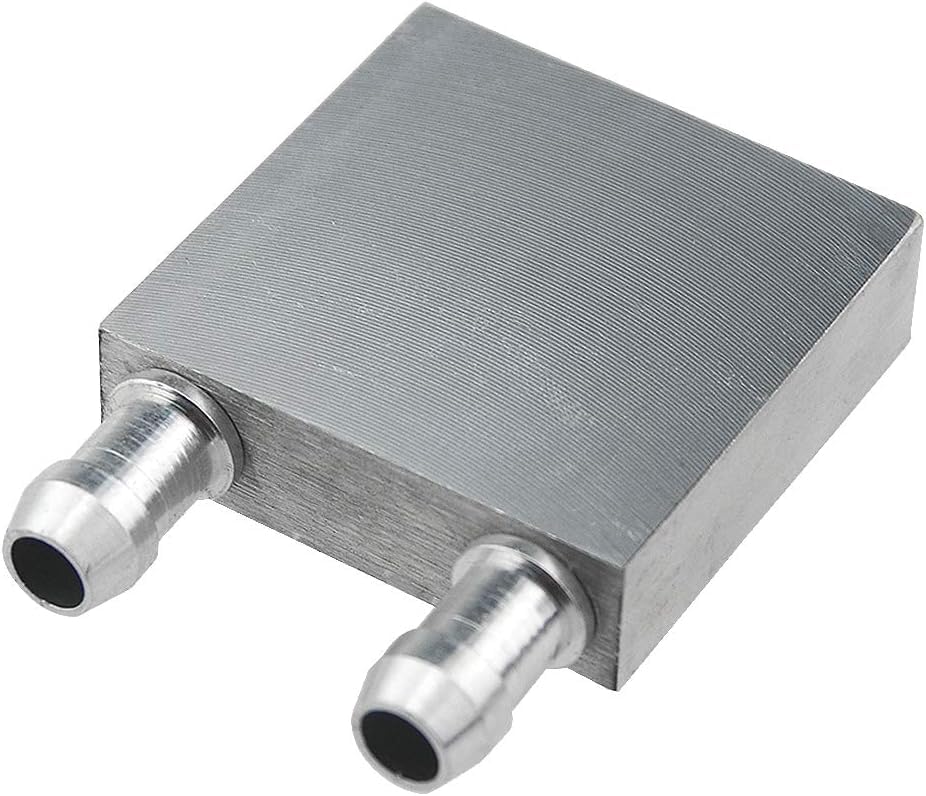 RAREION ENGINEERING Aluminium Water Cooling Plate 40×40×12mm – Liquid Cooling Cold Plate for Thermoelectric TEC Modules – Aluminum Water Block for High Power Heat Dissipation-image-0