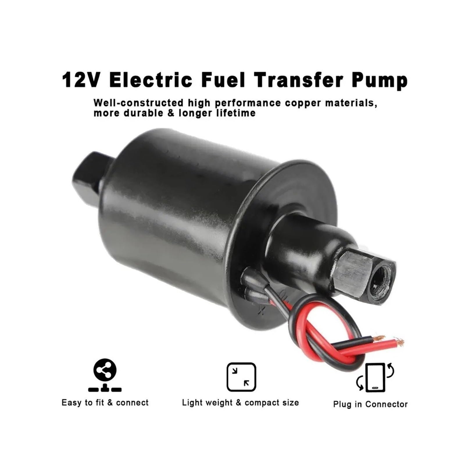 Pompa Carburante Esterna Per Cadillac Pompa Del Carburante Elettrica 12V A Bassa Pressione Universale 5-9 Psi Benzina Diesel