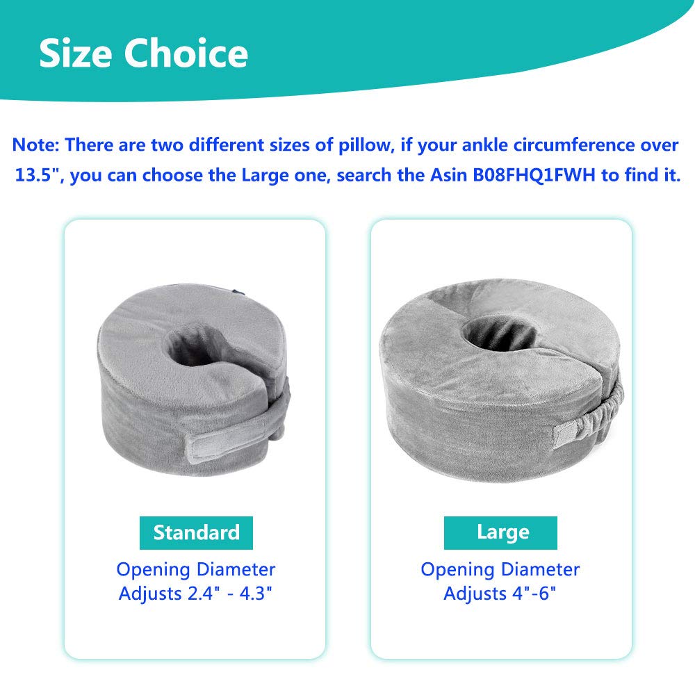 Foot Elevation Pillows Ankle Heel Elevator Wedge Foot Support Pillow
