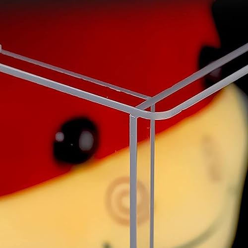 Miniatura 3 de Vitrina acrílica para Lego 4184 Kit de construcción de perlas negras, vitrina a prueba de polvo, solo vitrina (con fondo)