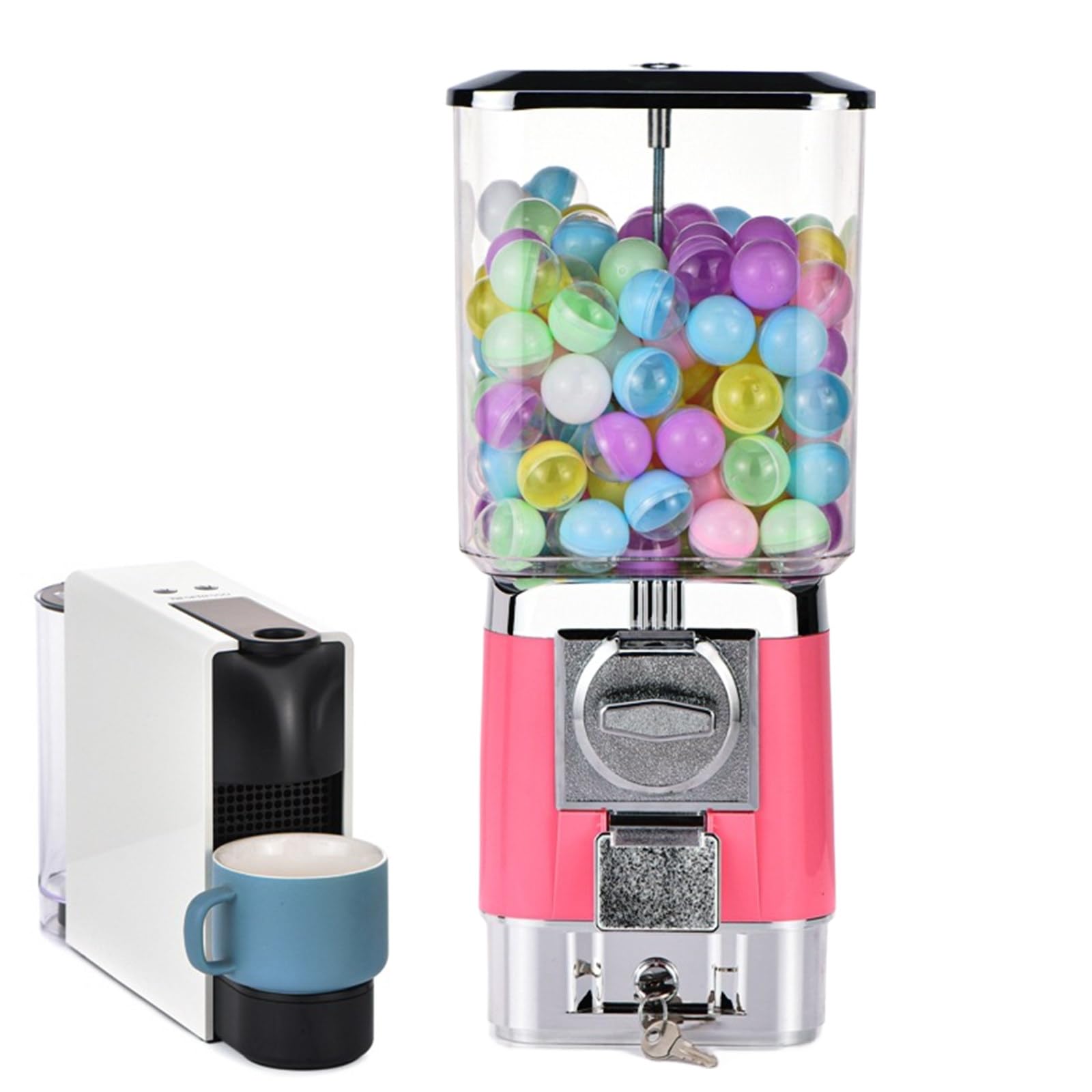 Distributeur automatique commercial avec clé, grand distributeur de bonbons pour magasins de détail et parcs d'attractions