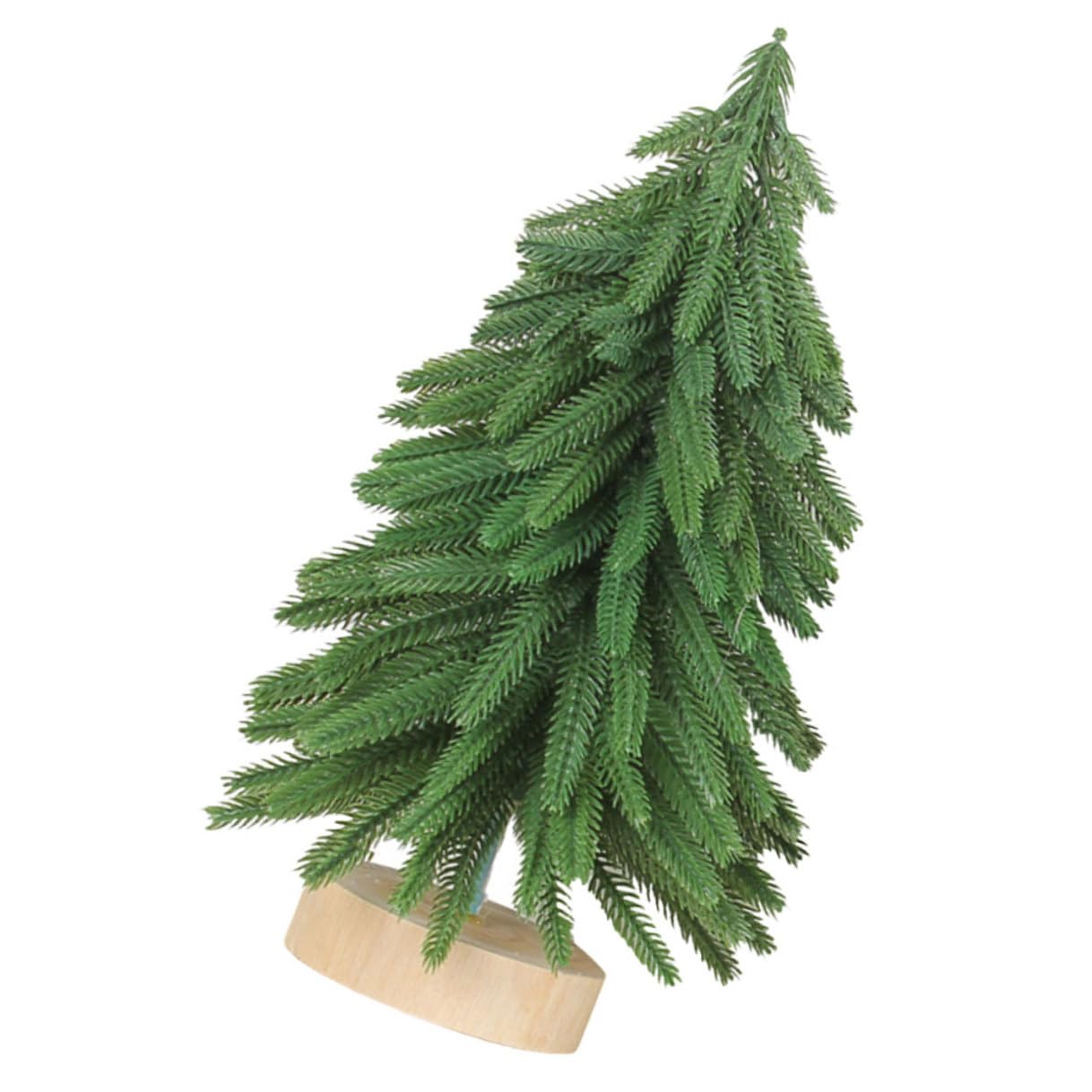 Árbol de Navidad artificial verde Housoutil adorno navideño mediano para mesa