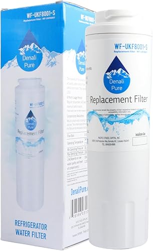 Filtro de agua de repuesto para refrigerador Amana DRS2663BW - Compatible con cartucho de filtro de agua para refrigerador Amana UKF8001AXX