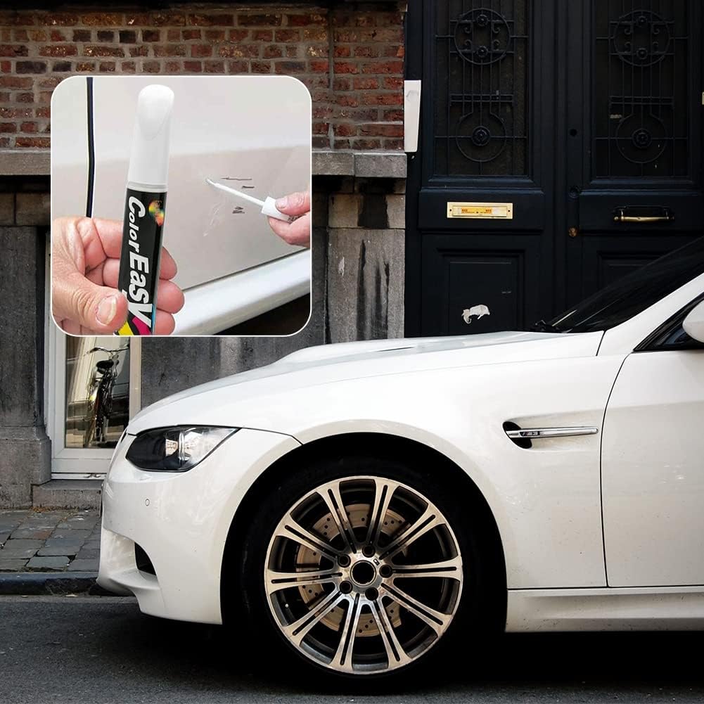 Rakiuty Penna per Ritocco Auto Rimuovi Graffi Bianco 1 Pezzi