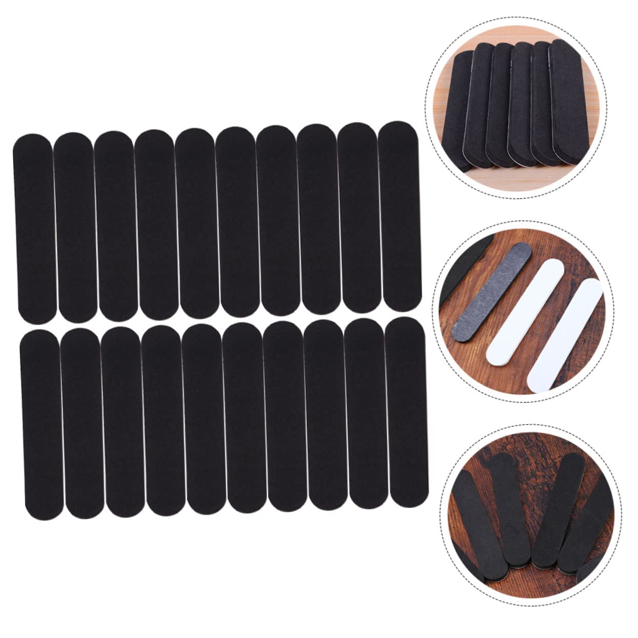 CONGARTENO Design Hat Sweat Liners 50pcs Self-adhesive Collar Absorption Pads for Men Has Hats