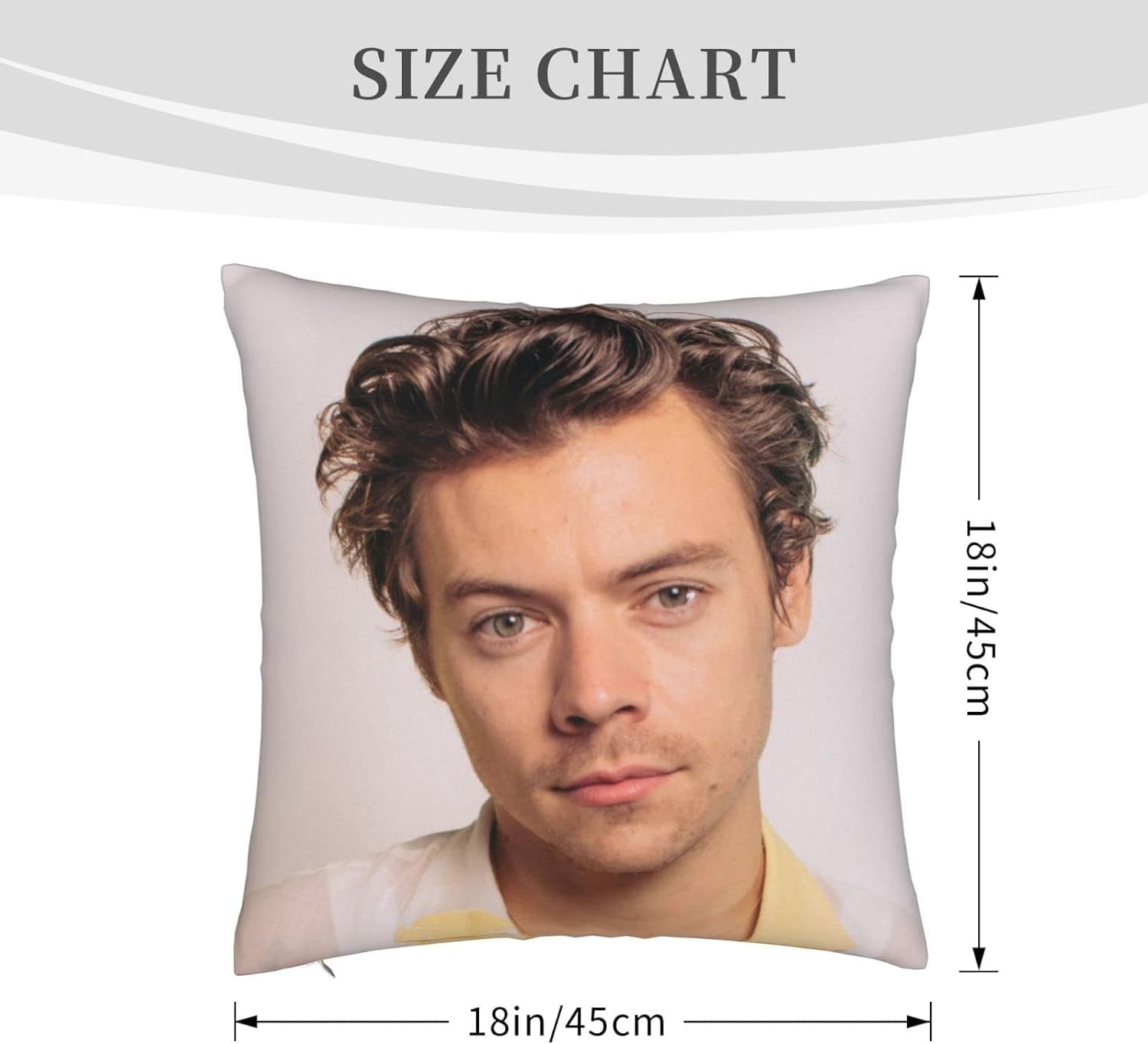 ZFENGYYUAN Harry Classic Style1 Home Throw Pillow Covers Bedroom Decorative Sofa Square Cushion Pillow Case 18x18 IN - Image 3