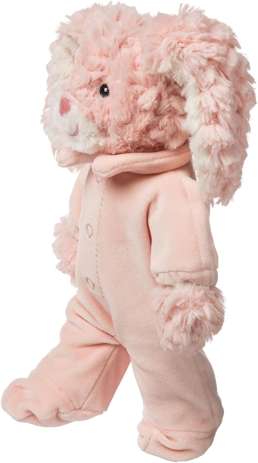 Mary Meyer Putty Nursery Stuffed Animal Soft Toy, 11-Inches, Blush Pink PJs Bunny