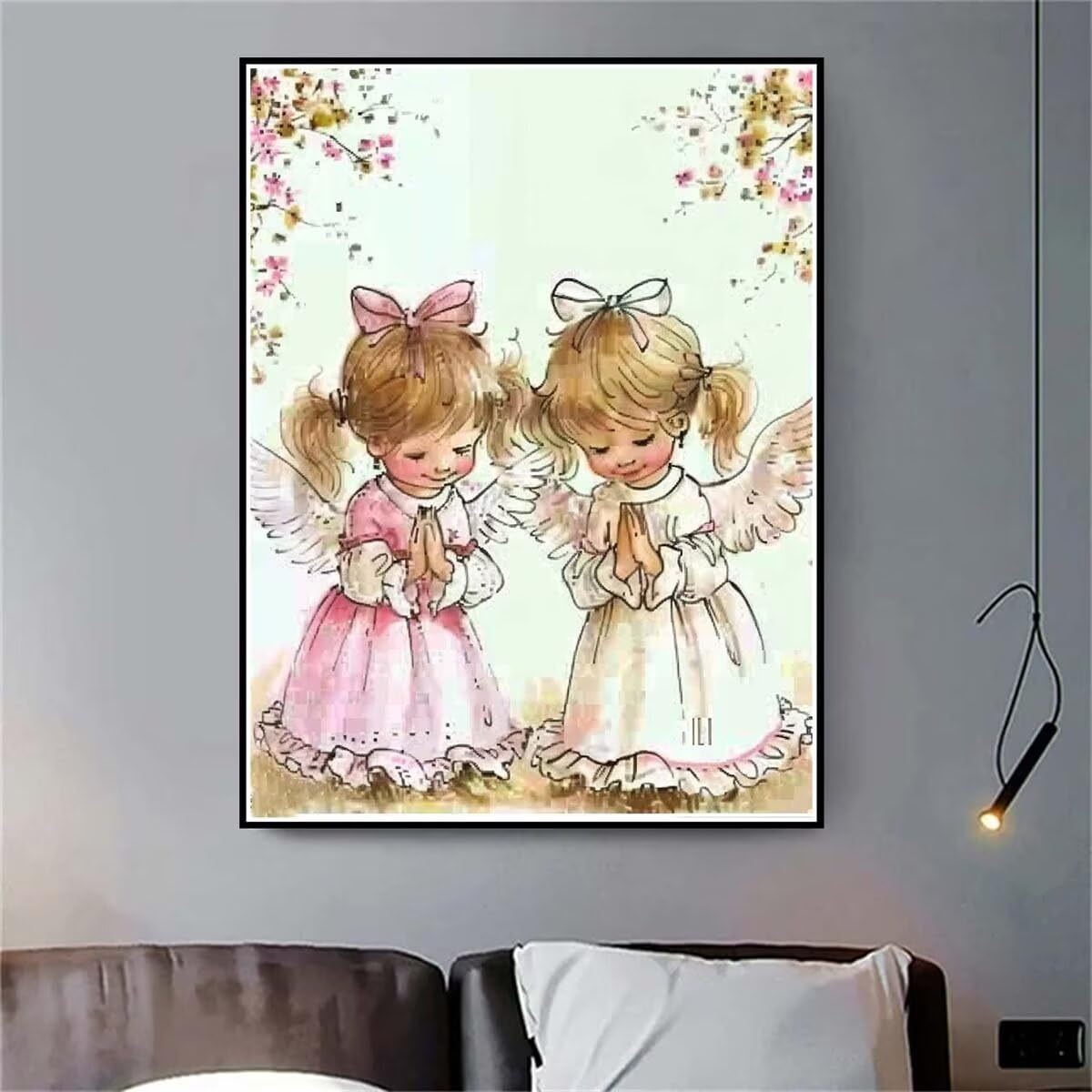 DIY Engel Diamond Painting 30x40cm - 5D Diamant Malerei Set