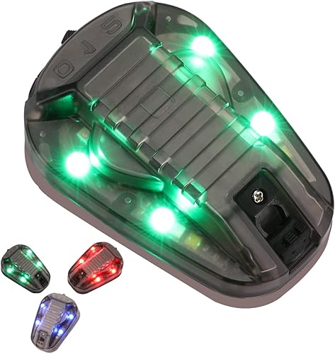 Phoking Marcador táctico para casco, luz de señal de supervivencia, luz de identificación militar, luz IR y LED visible, casco estroboscópico