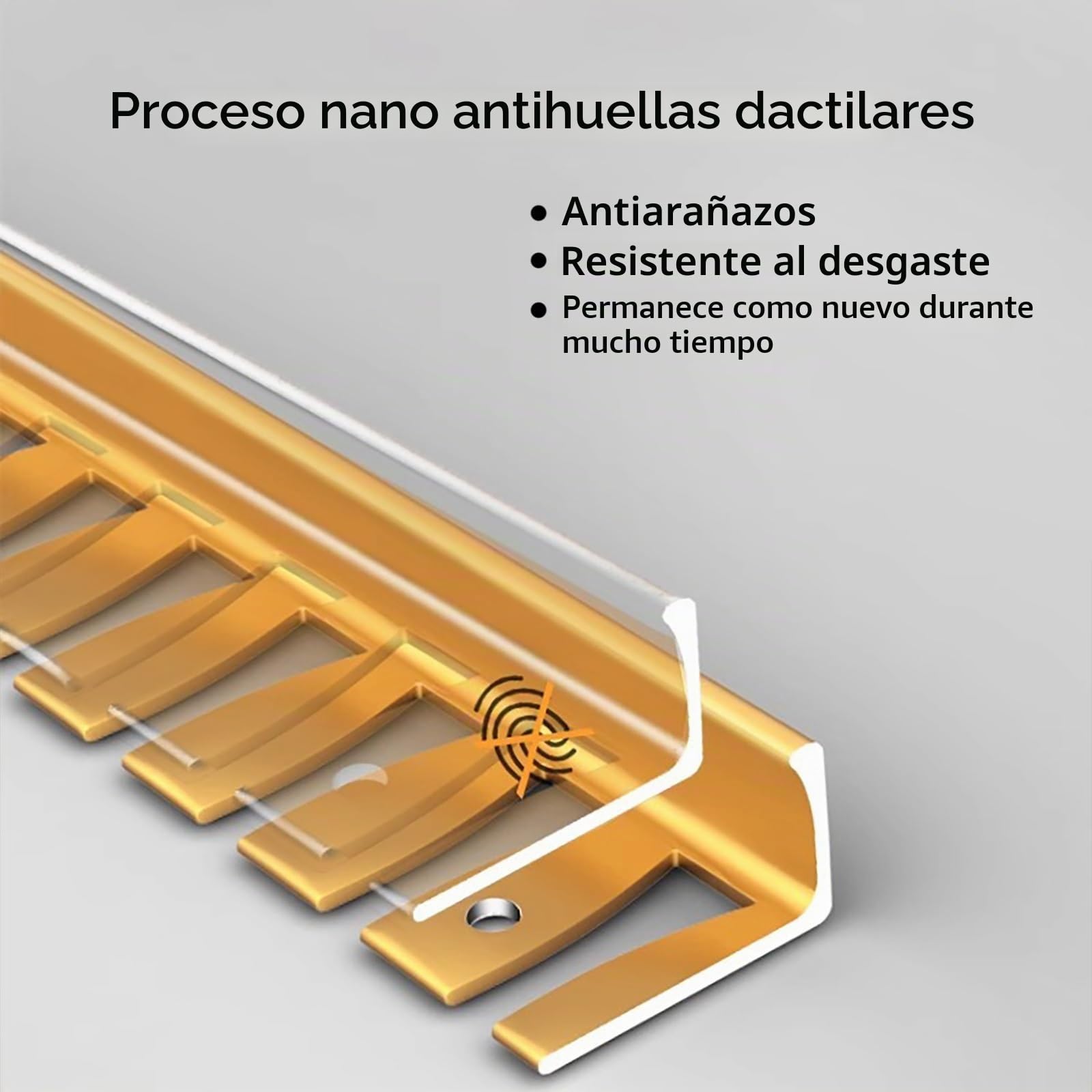 Perfil De Borde Flexible De Riel De Baldosa De Aleación De Aluminio, 135cm X 2 Piezas, Perfil En L Para Escalera, Tira De Baldosas Para Suelos De 12,5-15mm(Silver,H:12.5MM)