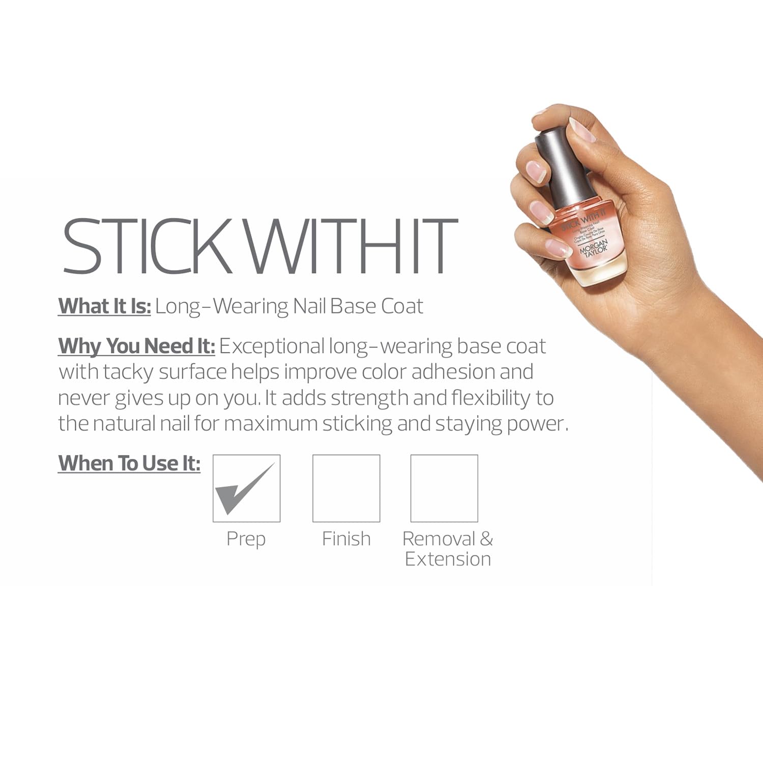 Esmalte de uñas Morgan Taylor Stick With It