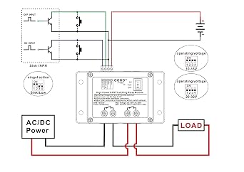 12V/24V DPST 80A/250VAC 50A/30VDC Latching Relay Module