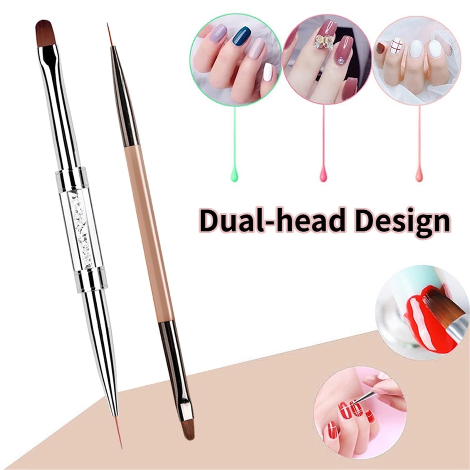 Pennelli Unghie 1 pennello for unghie, estensione, gel for, for manicure, design, smalto, penna professionale