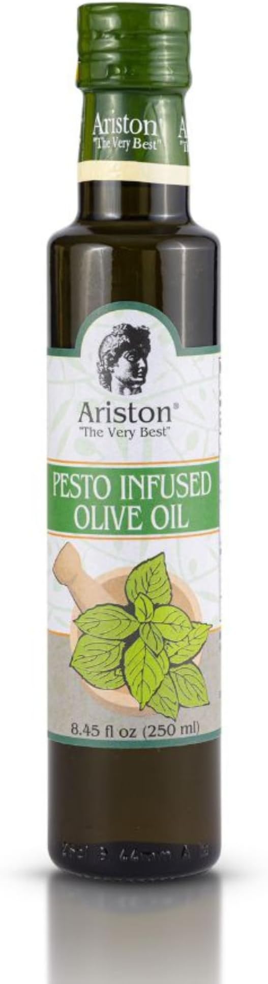 Ariston "The Very Best" Extra Virgin Olive Oil | Anti-Oxidant Rich, Cold Pressed, Premium Quality | Product of Greece (250ml) 8.45 fl oz, Pesto