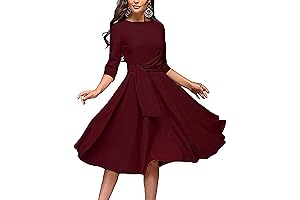 Women's Audrey Hepburn Style Dress: Perfect for Fall Weddings