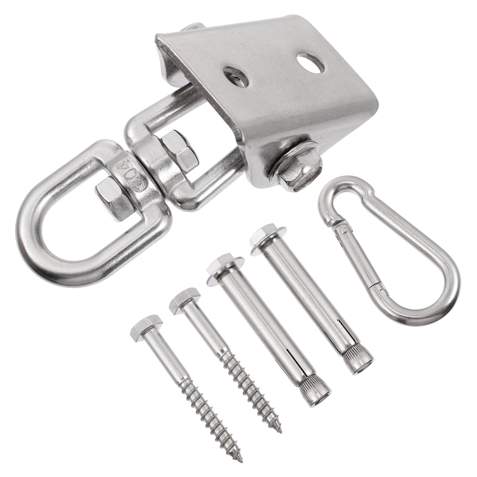 ibasenice Swing Hanging Hook Stainless Steel Suspension Hooks Swing Fitting Safe and Strong