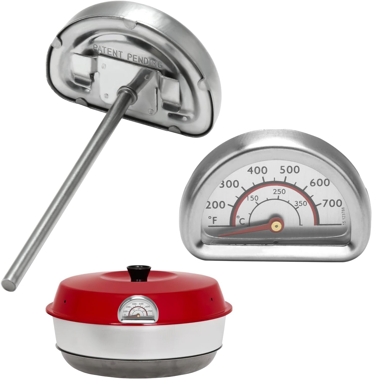 JoynineThermometer Compatible with Omnia Oven Stainless Steel