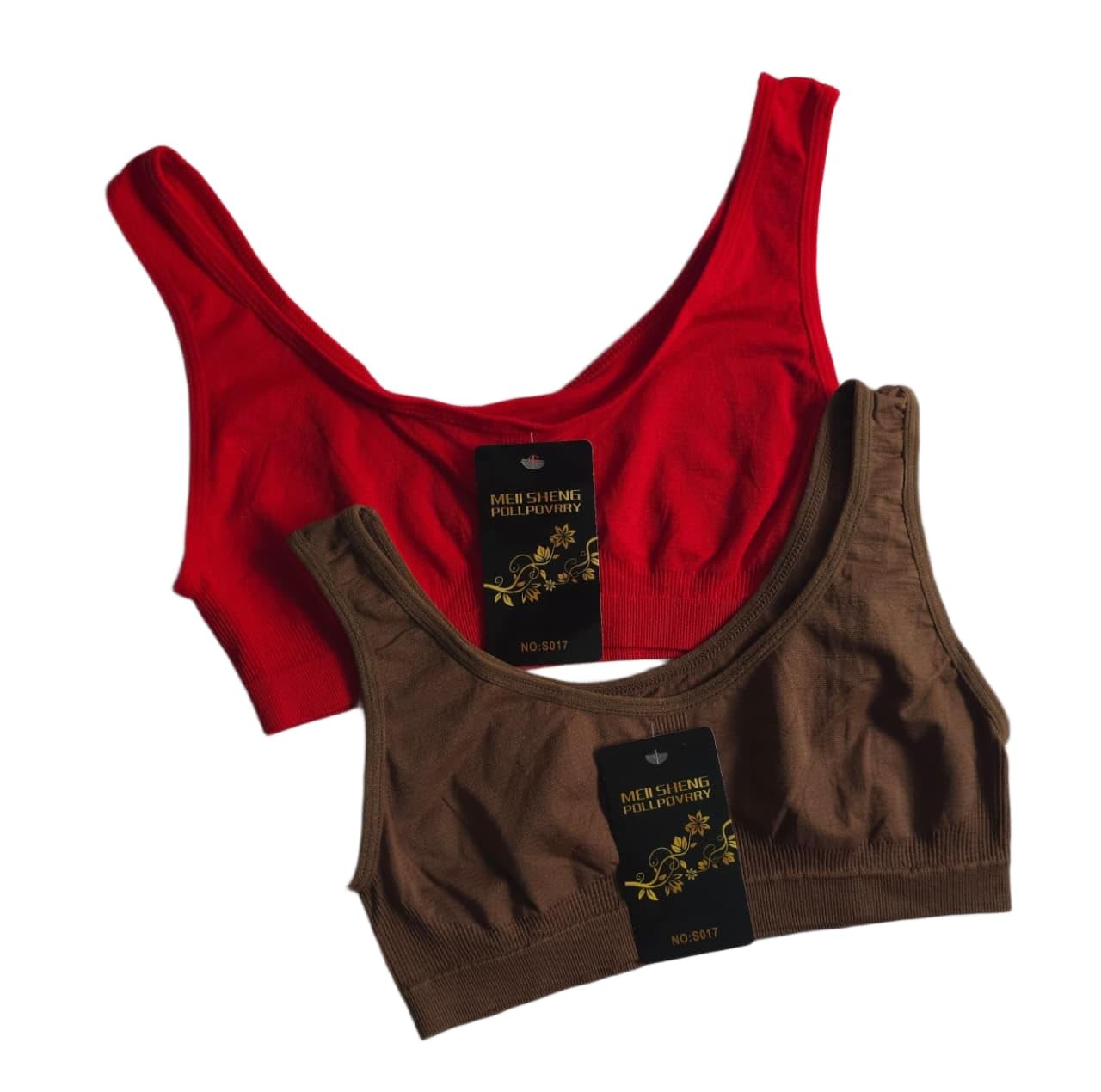 Women’s Gym & Yoga Sports Bra – Lightweight Wireless Padded Comfort Bra-19_RD_BRWN_2-P32-image-38