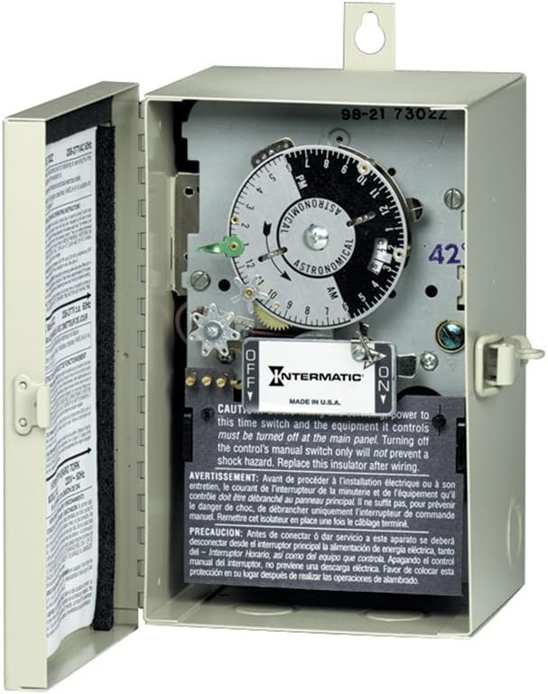 Intermatic V45471R34 3PST 120Volt Latitude 34 Mechanical Astronomic Time Switch with Nema 3R
