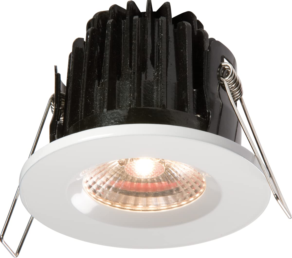 IP65 7W LED 3000K Warm White Downlight with White Round Bezel