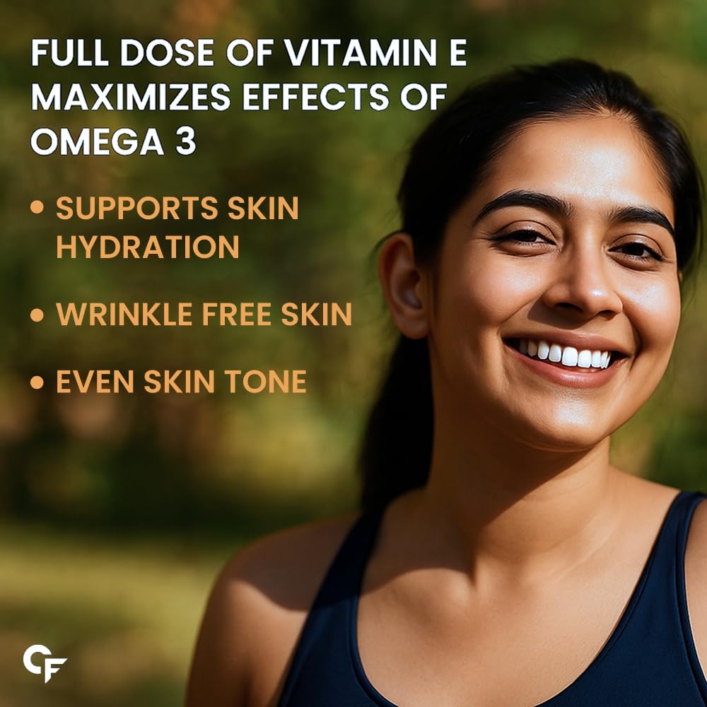 Carbamide Forte Triple Strength Omega 3 Fish Oil Capsules 1400mg | Fatty Acid Supplements | Fish Oil | Omega 3 Supplement - 30 Capsules