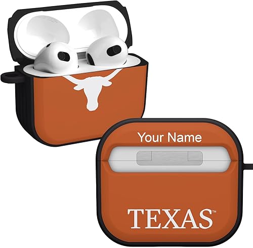 Miniatura 7 de AFFINITY BANDS Texas Longhorns Camo HDX - Funda compatible con Apple AirPods Generaciones 1 y 2 Camouflaje,Champion Series,Clásico,Negro