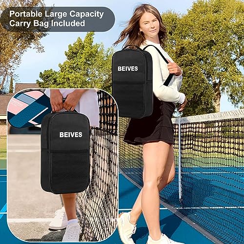 Image of Pickleball Paddles Set of 4, Fiberglass Rackets USAPA Approved