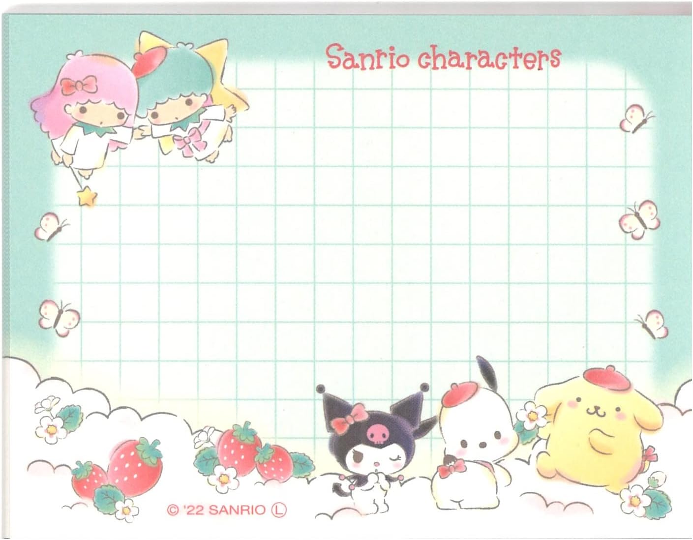 Buy Yamanoshigyo Sanrio Sanrio Characters Mini Block Notepad Small Size