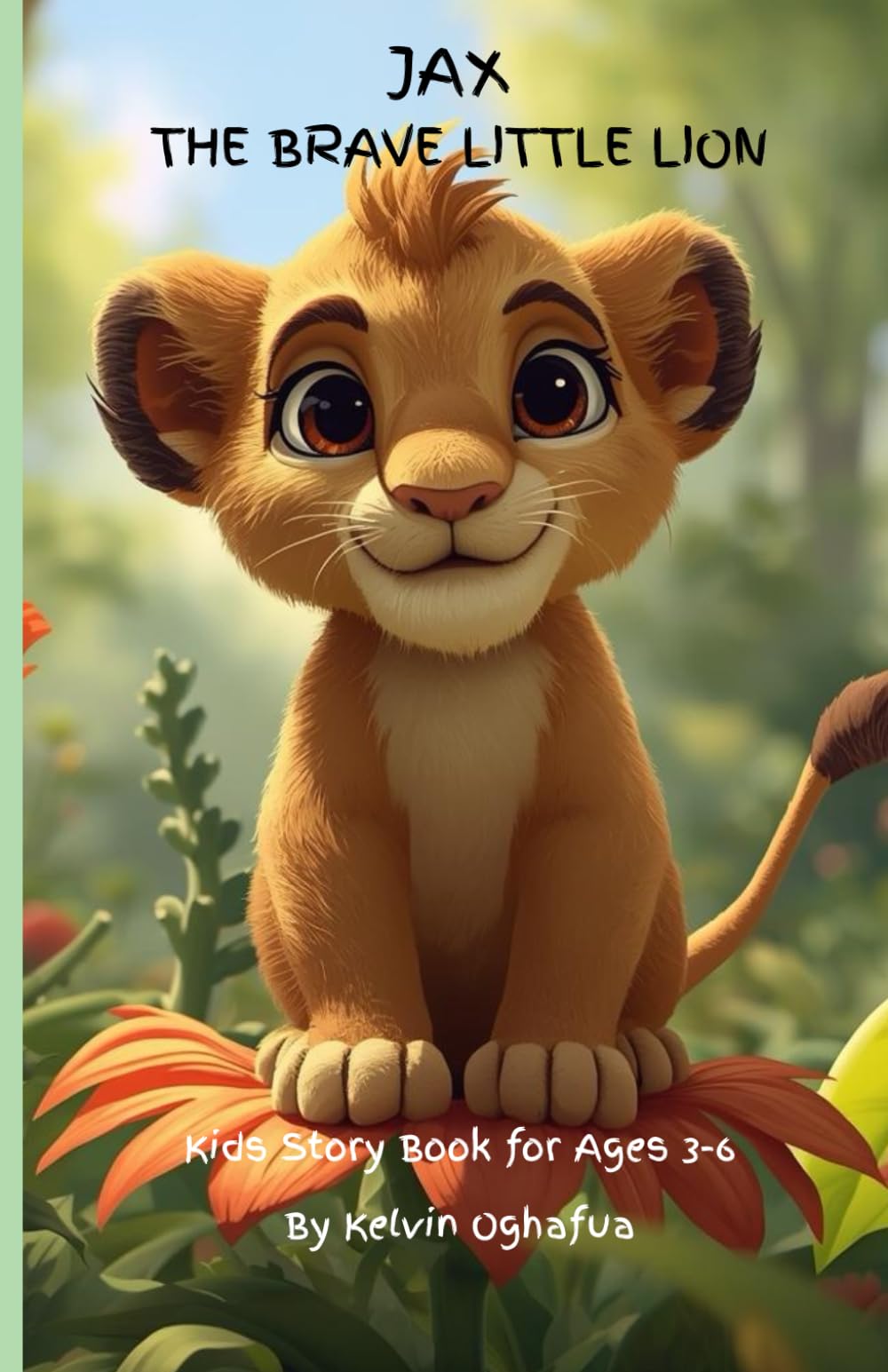 JAX THE BRAVE LITTLE LION KIDS STORY BOOK FOR AGES 3-6 (Animal Adventures Story Book for Kids (Ages 3-7))