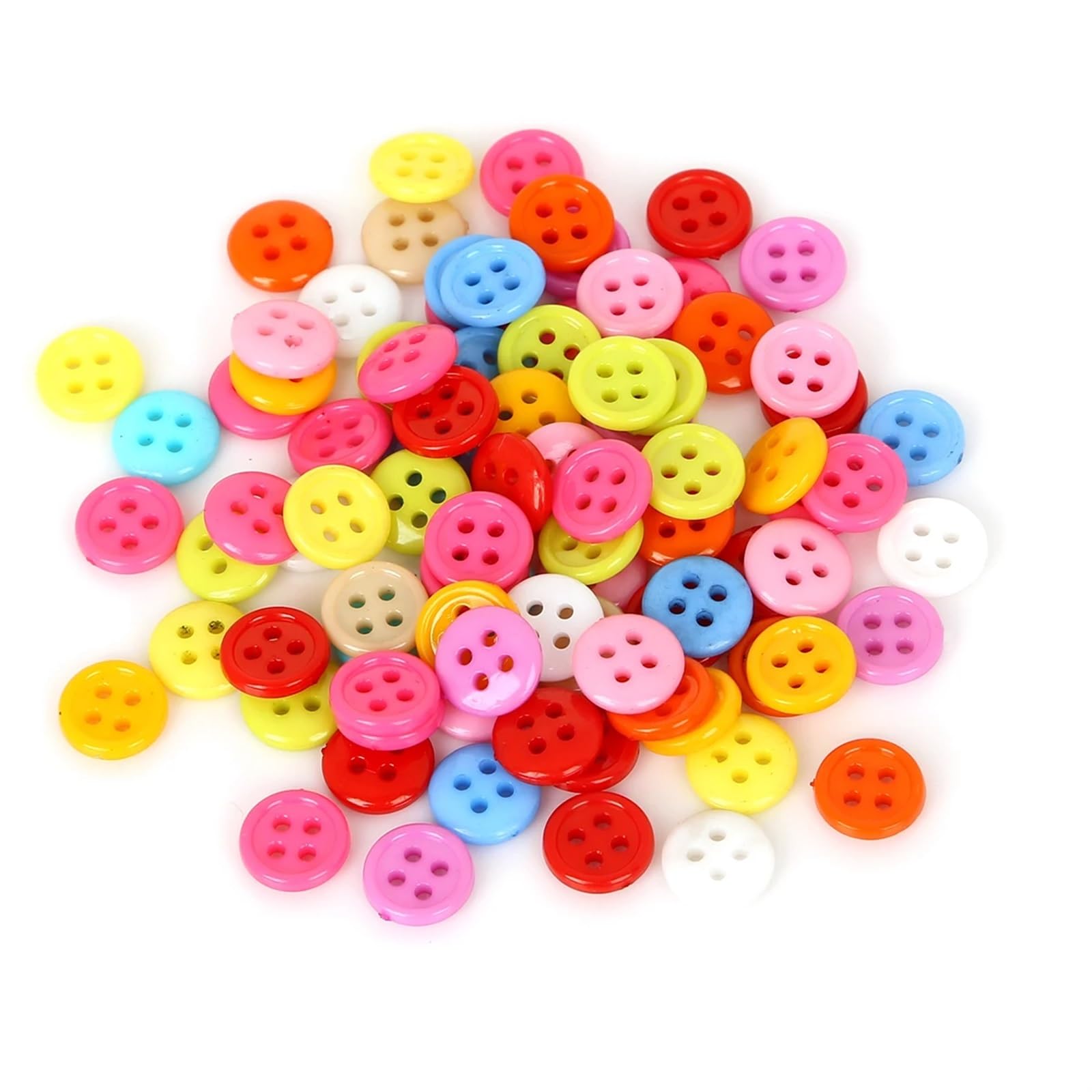 bottoni, Bottoni Da Cucire In Resina Confezione 700 Pezzi Diverse Dimensioni(10mm 100pcs)