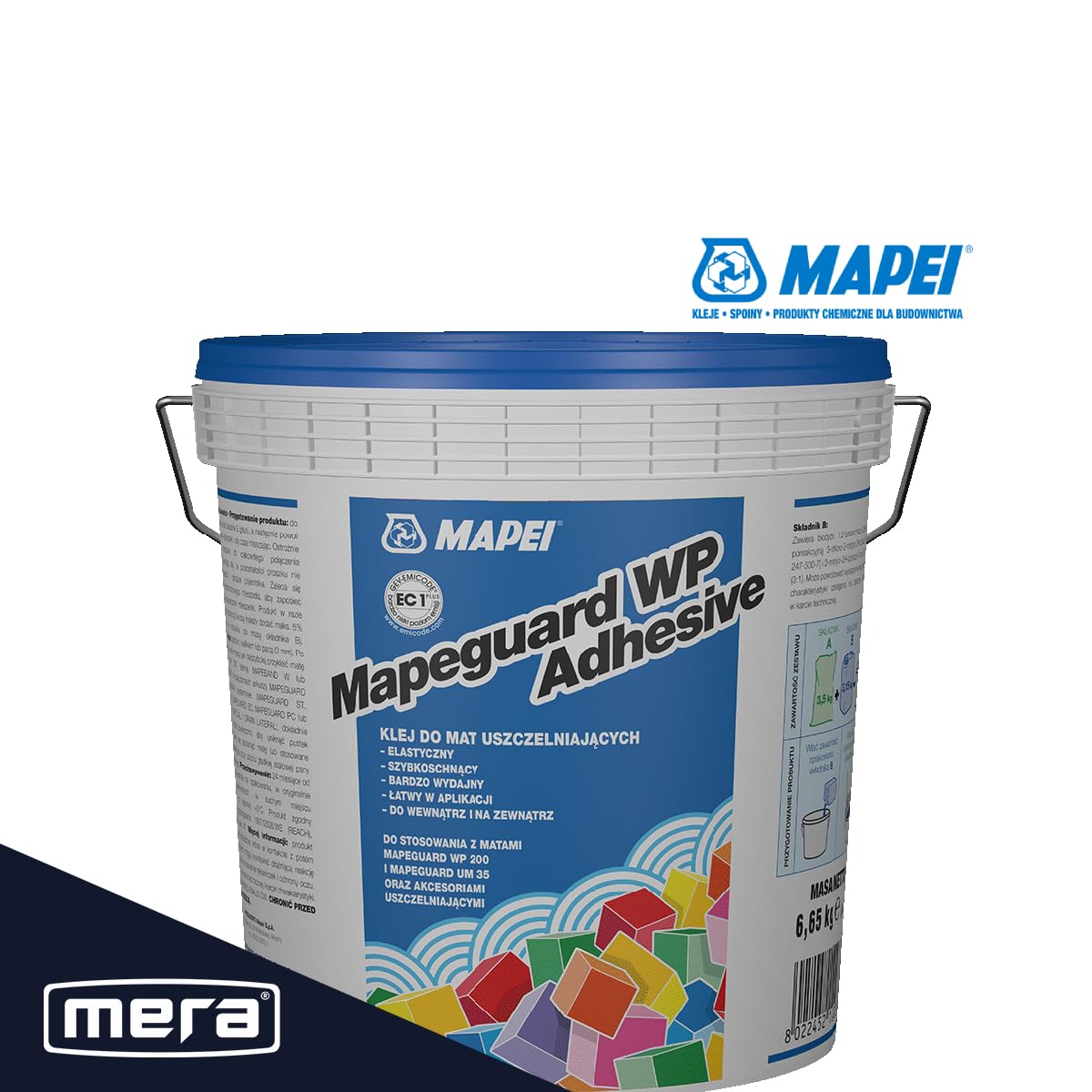 Mapei Mapeguard WP Adhesiv flexibler Klebemörtel 6,65 kg