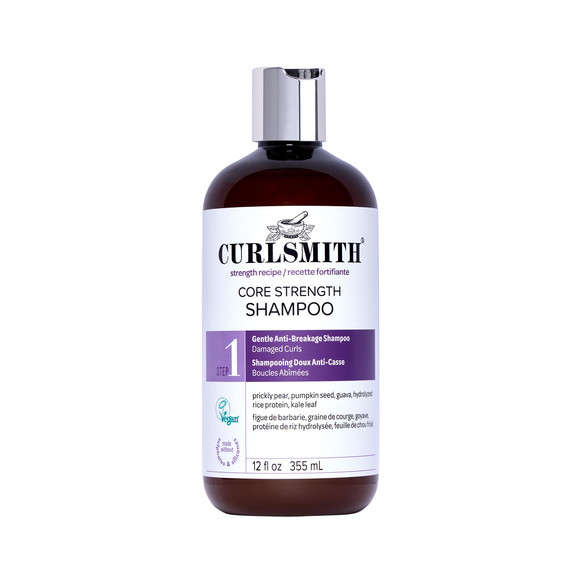 CURLSMITHCore Strength Shampoo, Gentle Protein-Rich for Frequent Use (355ml)