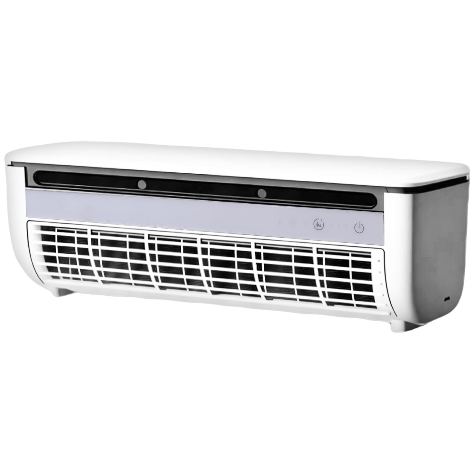 MURYE Ventilador de refrigeración evaporativo, instalación de montaje en pared desmontable, batería de 6000 mAh, funcionamiento silencioso, adecuado para habitaciones pequeñas, ventilador de