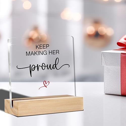 Miniatura 3 de Regalos conmemorativos para la pérdida de mamá duelo, regalo de pérdida de la abuela, regalos de condolencias con texto en inglés Keep Making Her