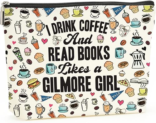 Miniatura 7 de Decohim Divertida bolsa de maquillaje inspirada en los fanáticos de Lukes, blanco604