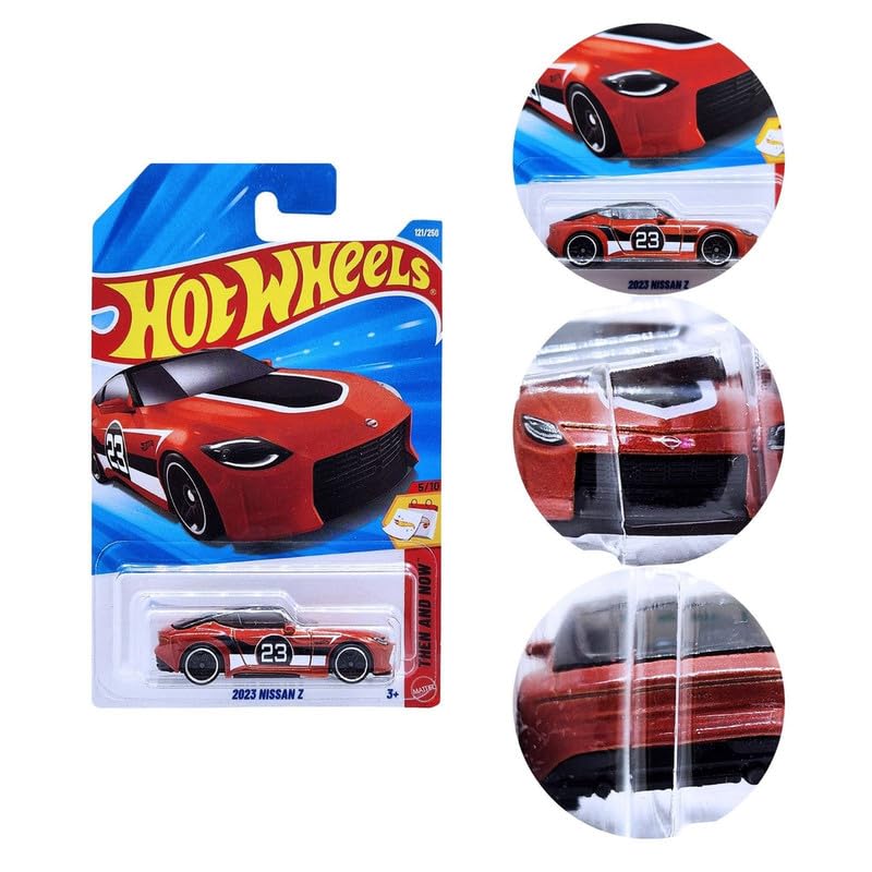Image of Hot Wheels 2023 Nissan Z Then and Now Ages 3 and Up 121 /250 (Orange)