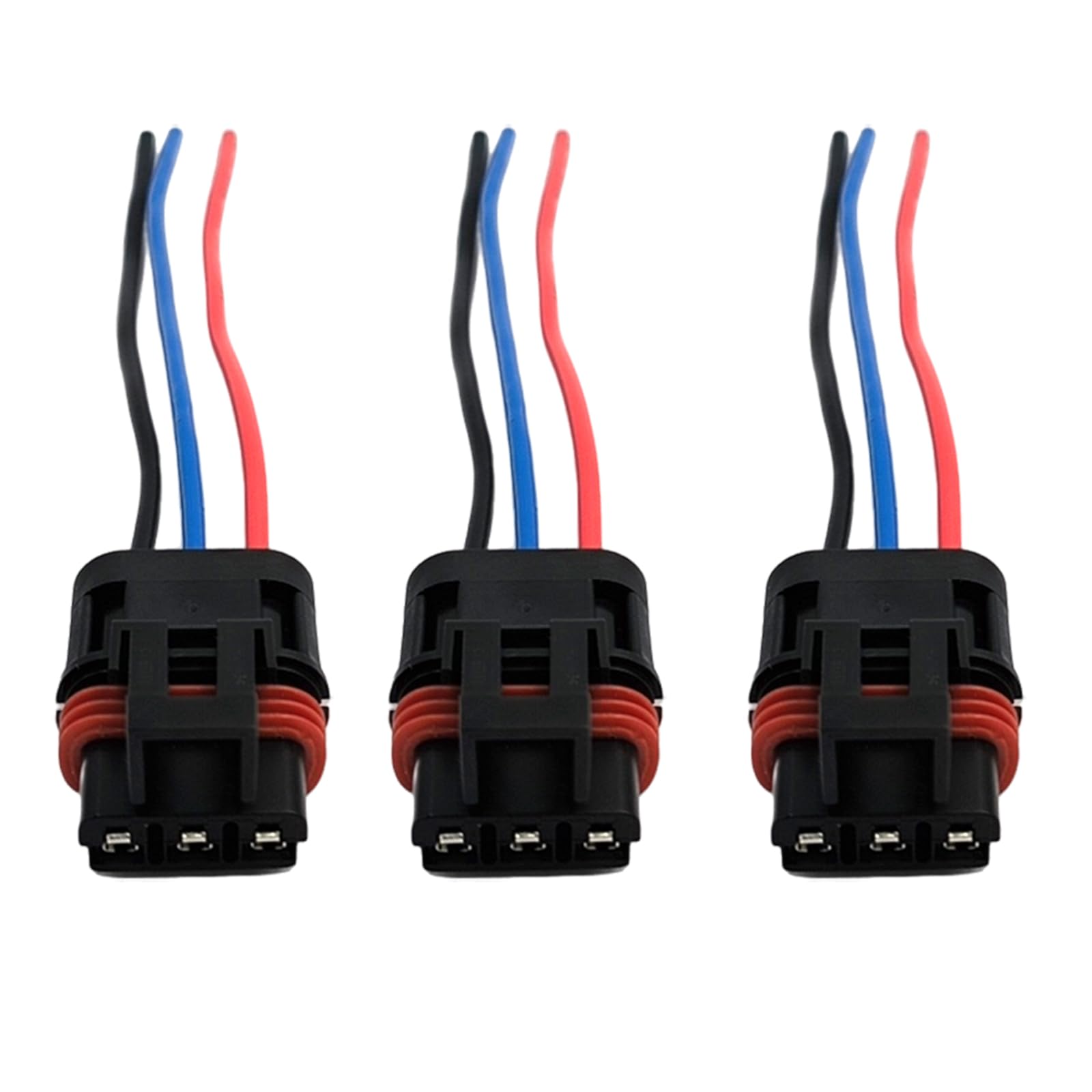daier3Pcs Pulse Power Plug Pigtail Connector, Bus Bar Harness Pigtail Connectors Replacement for 2018 2019 2020 2021 2022 2023 2024 Ranger XP 1000 / RZR/Pro RS1