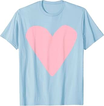 RASPBERRYPIE palepink heart T-shirt Tシャツ Comme des Garçons Play Red Heart T-Shirt in rosa | SVD