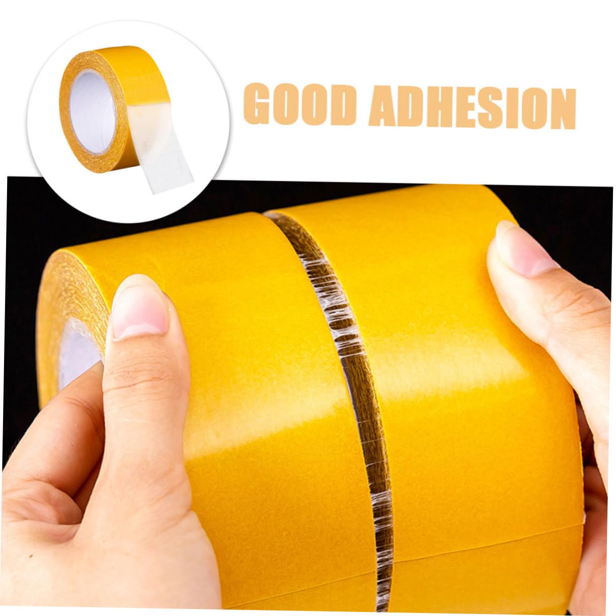 Gatuida 4rouleaux Ruban Adhésif Double Face Extra Fort Adhésif Puissant Pour Tapis Décoration Murale Événements Et Expositions Facile à Utiliser Trace