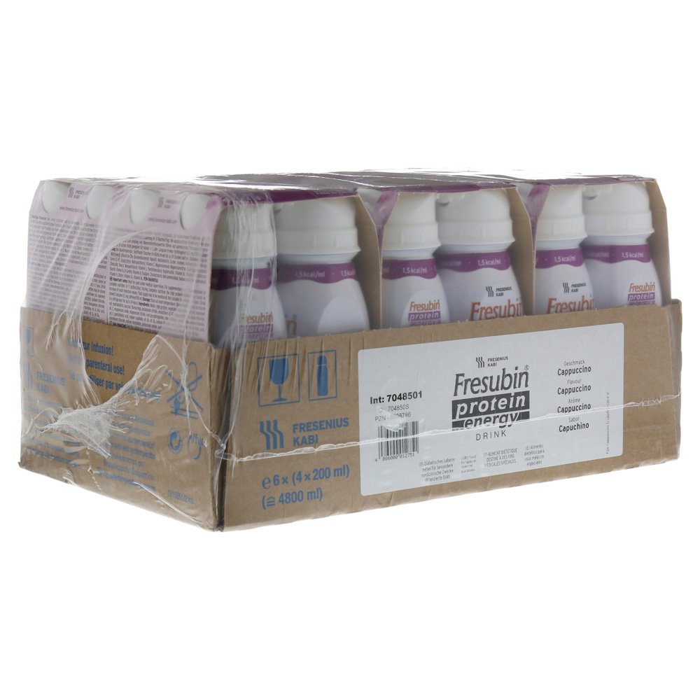 Fresubin PROTEIN Energy Drink Cappuccino, 6X4X200 ml