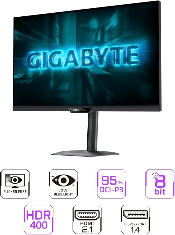 GIGABYTE G27U 27 SuperSpeed IPS Dual Mode UHD/FHD Gaming Monitor