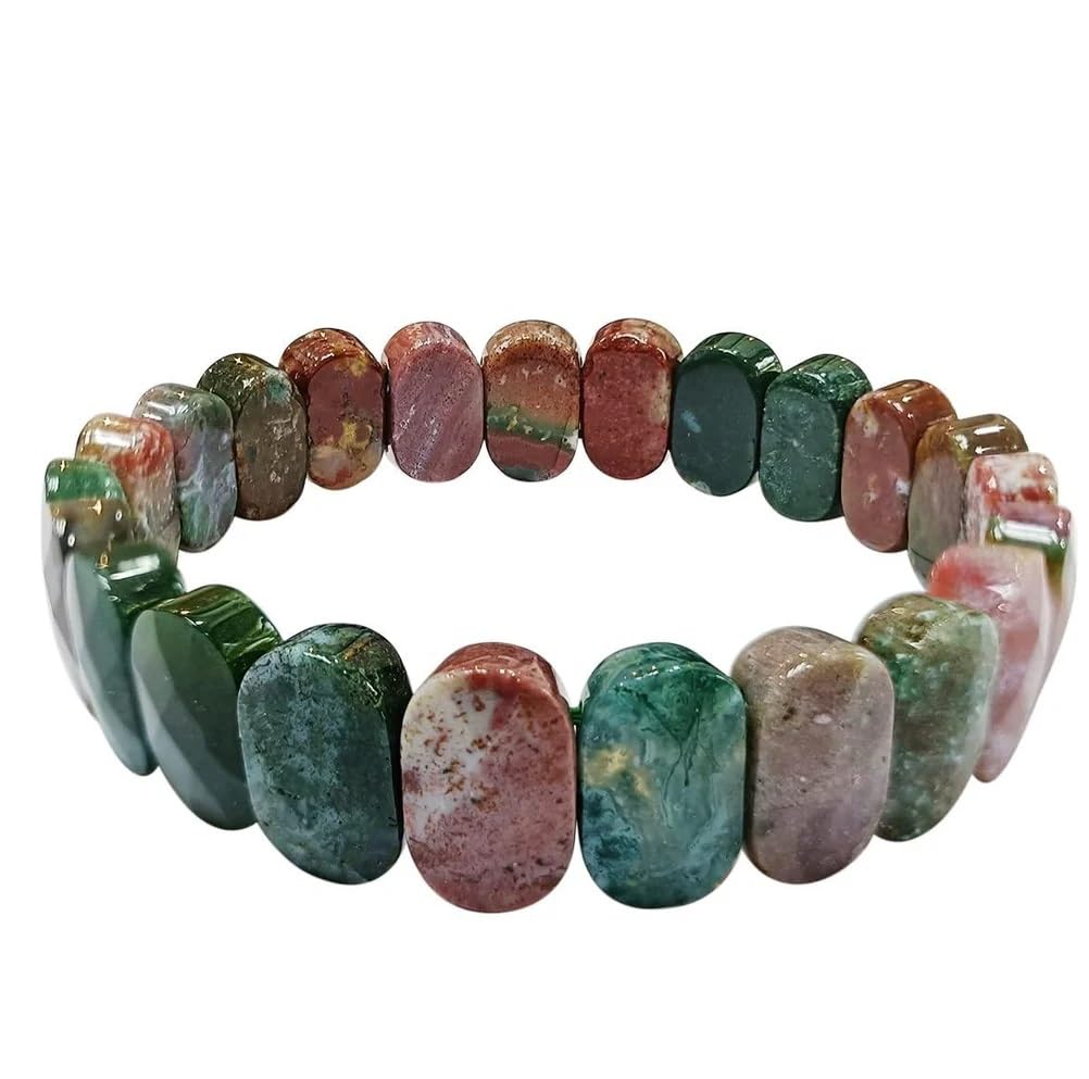 Blood Stone Bracelet Blood Stone Oval Faceted Bracelet Gemstone Jewelry Stretchy Adjustable Stones Natural Crystal Beaded Unisex Birthstone Gift Blood Stone Bracelet Blood Stone Oval Faceted Bracelet Gemstone Jewelry Stretchy Adjustable Stones Natural Crystal Beaded Unisex Birthstone Gift