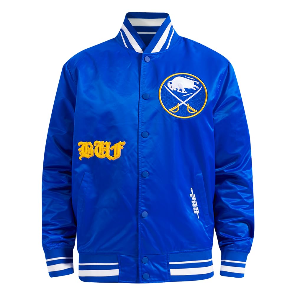 Pro Standard Mens NHL Old English Satin Jacket