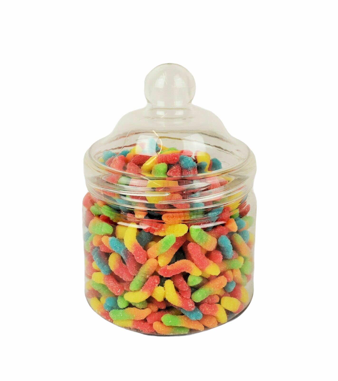 Sweet Tree Celebrations 1L Short Round Jar Vintage Victorian Style Plastic Candy Buffet Party Kit (10)