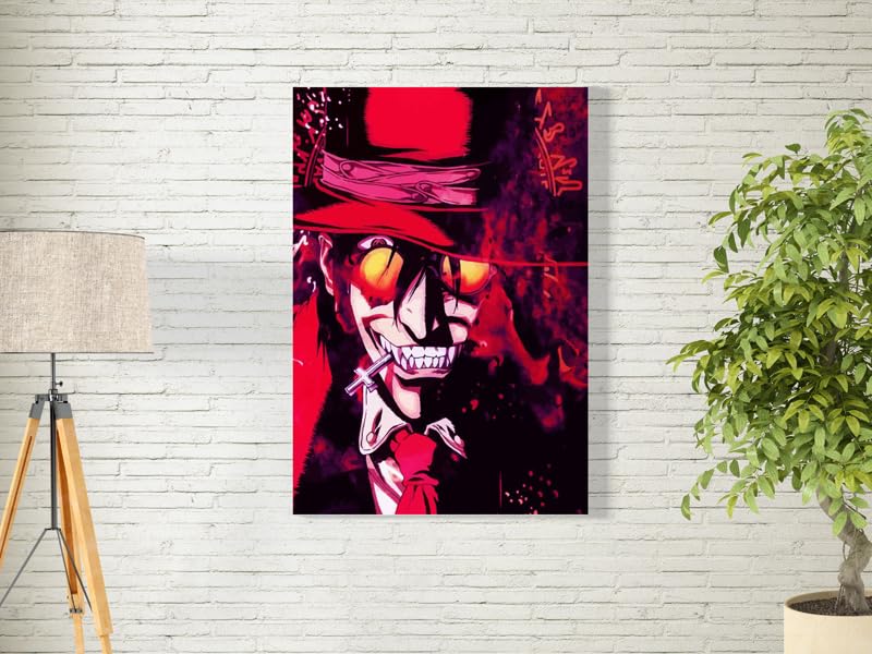 BPA hellsing Wall Art for Decoration easy to hang, 45x70cm, 1Pcs