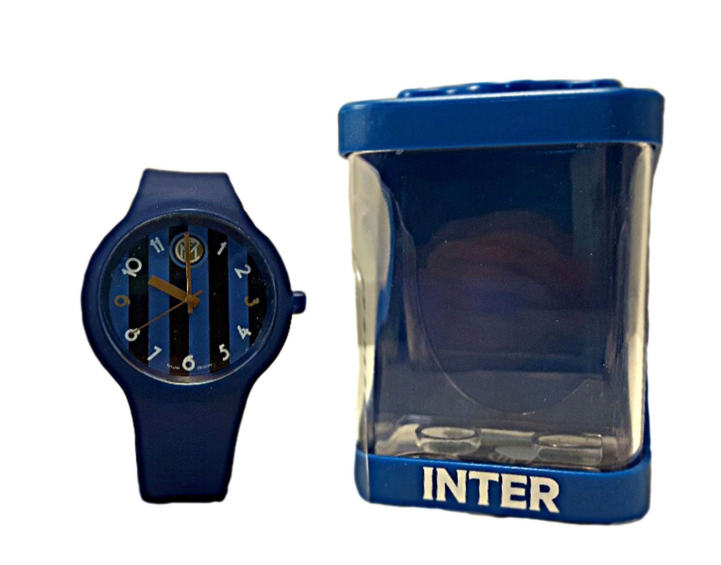 Orologio Lowell One Kid Inter Nerazzurri – Cinturino Silicone Nero, Quadrante 34mm, Con Portachiave Calcio