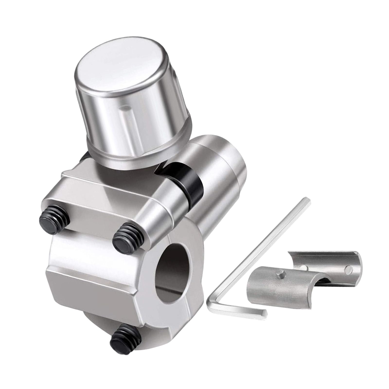 Metal HVAC Piercing Adapter with Spanner Line Tap Set Refrigerator Puncture Faucet Adapter Cartridge with Metal Spanner