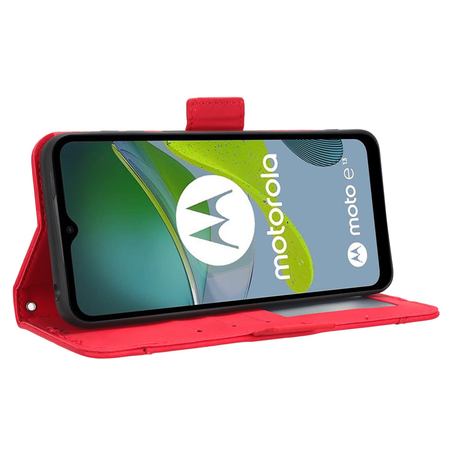 OKZone Cover Per Motorola Moto G32, Custodia In PU Pelle Per Motorola Moto G32, Custodia A - Foto 9